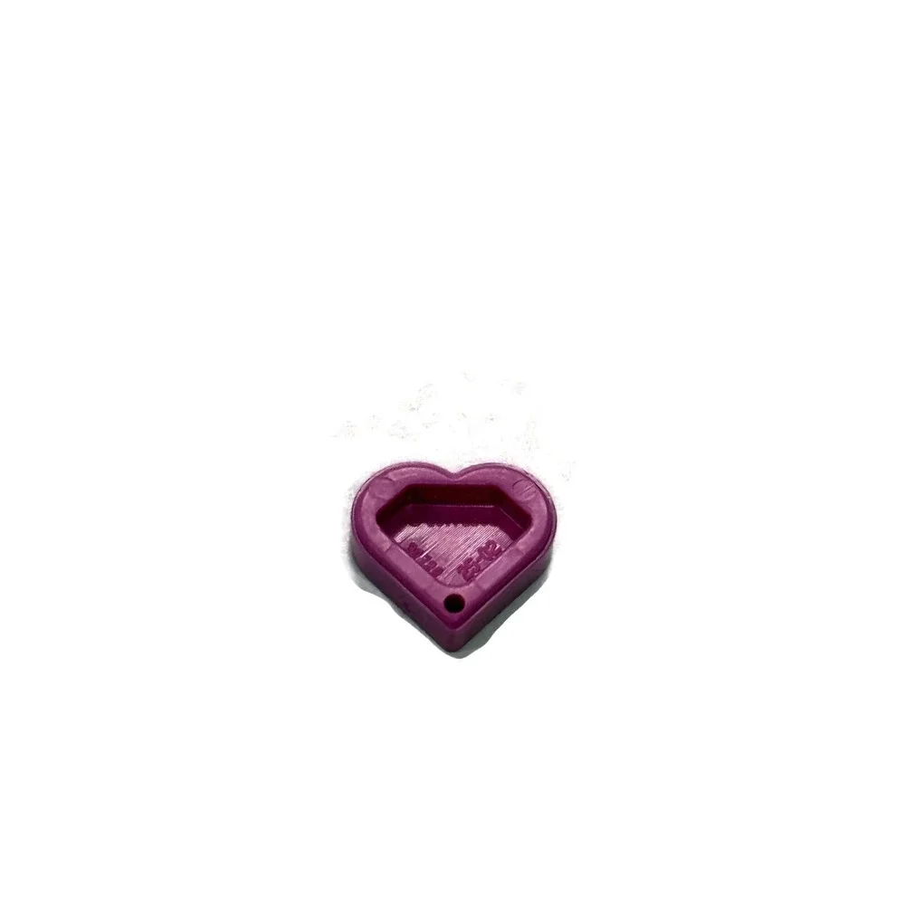NEW LEGO 1x1 Dark Pink Heart Shaped Flat Smooth Tiles Part # 39739 100 QTY Love